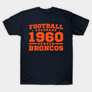 Football Colorado 1960 Denver Broncos T-Shirt